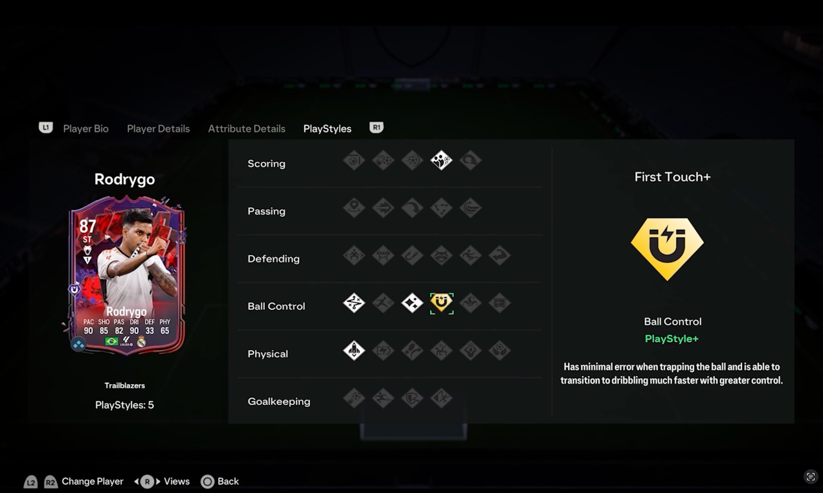 ea fc 24 ball control playstyles