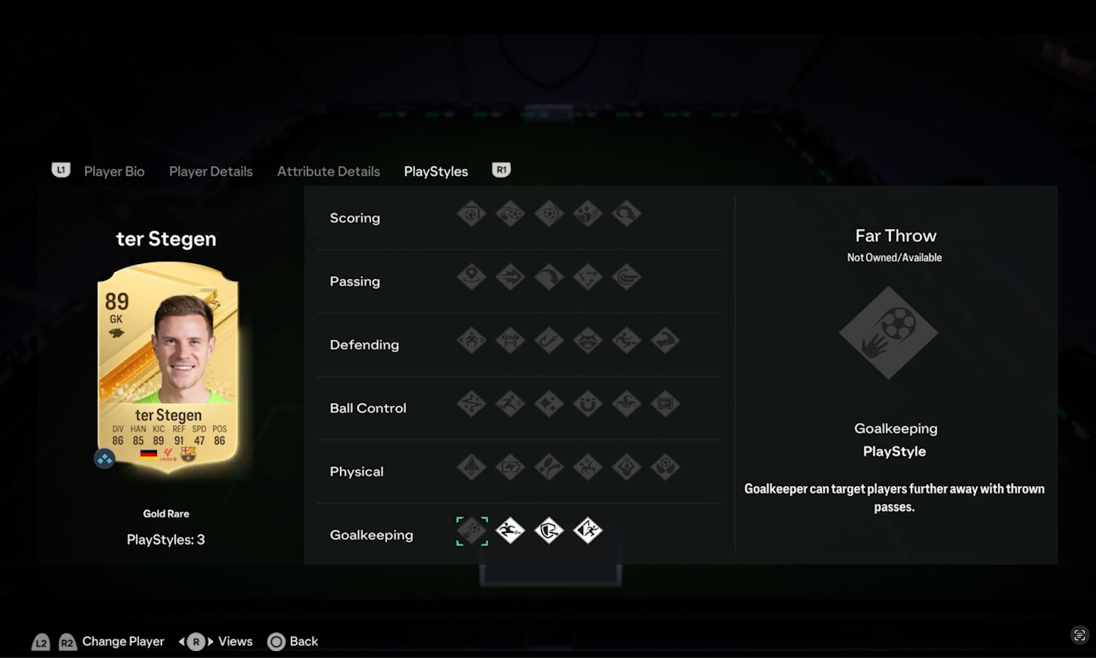 ea fc 24 goalkeeping playstyles