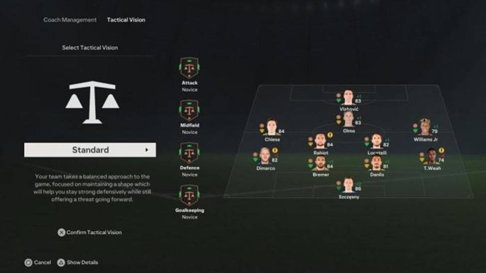 STANDARD TACTICAL VISION