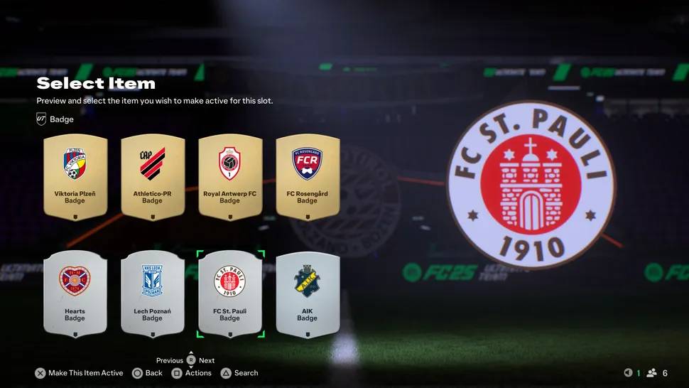FC 25 FC ST.Pauli Badge