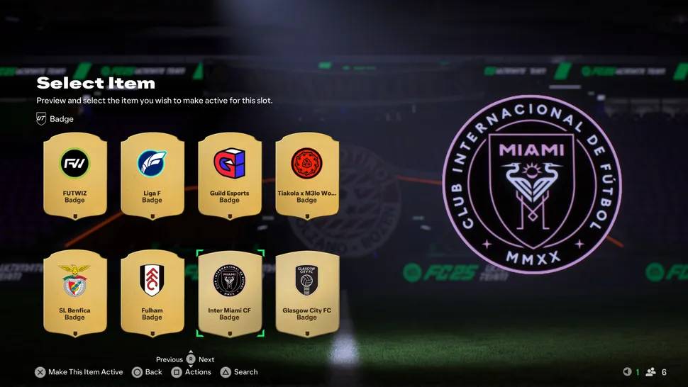 fc 25 inter miami badge