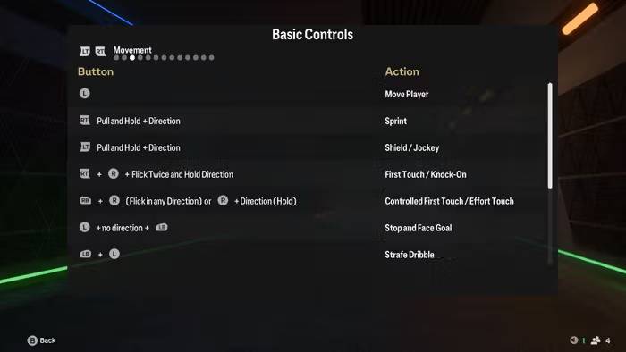 FC 25 Player movement