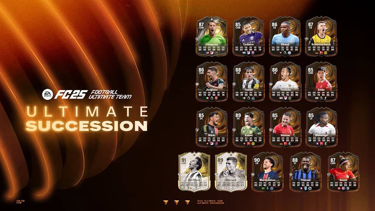 EA Sports FC 25 Ultimate Succession promo best players