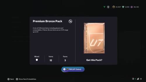 bronze pack for getting fc coins