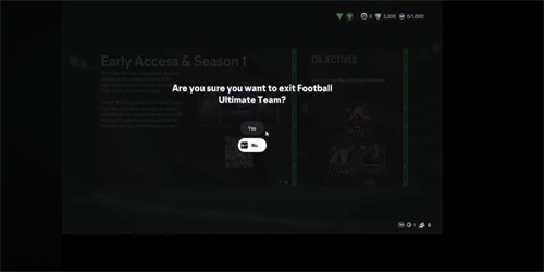 Confirm exit FUT