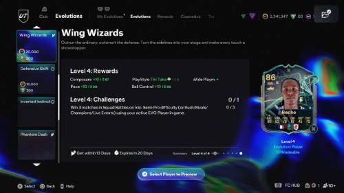 FC Wing Wizards Evolution