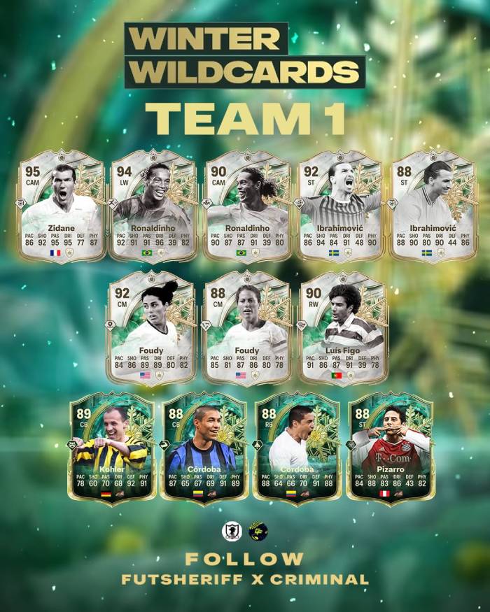 FUT 26 Winter wild cards Team 1