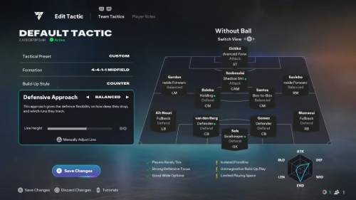 4-4-1-1  FC 26 Formation