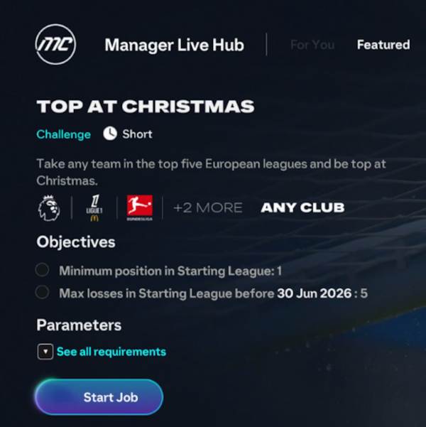MANAGER LIVE CHALLENGES FC 26