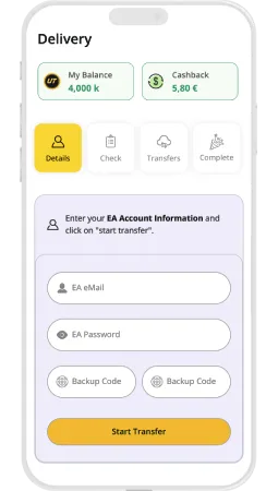 how to buy FC Coins Comfort Trade - step 1