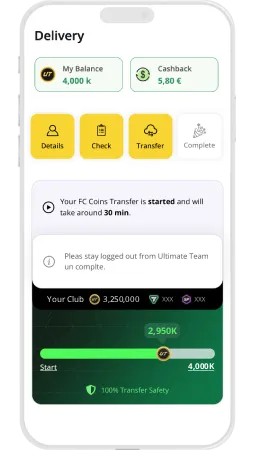 how to buy FC Coins Comfort Trade - step 2