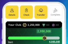How to get FC Coins Step 2: Transferring