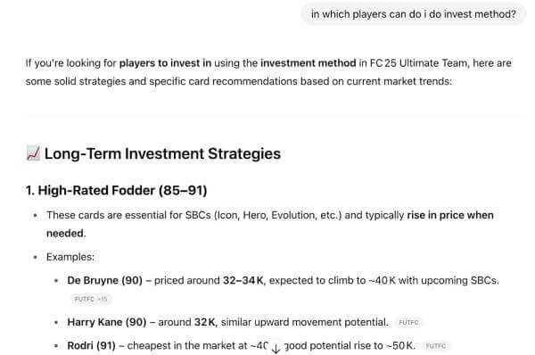FC 25 Investing Method Tips 