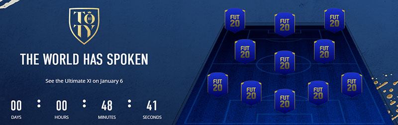 TOTY ULTIMATE XI - IL TEAM DELL'ANNO PER FUT 20