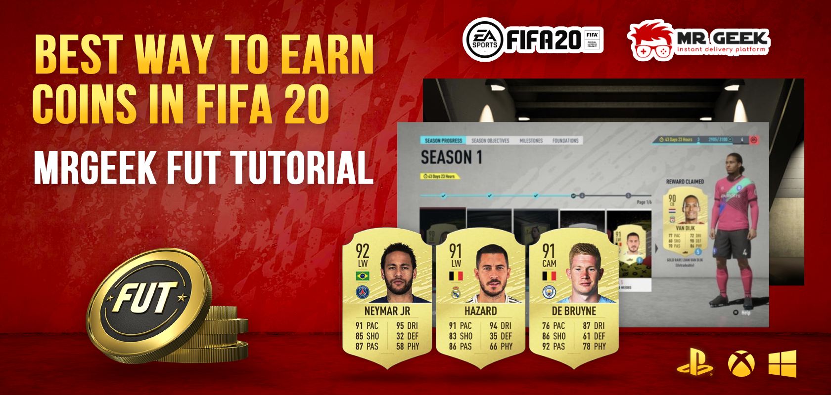 在FIFA 20中赚钱的最佳方法-MRGEEK FUT教程