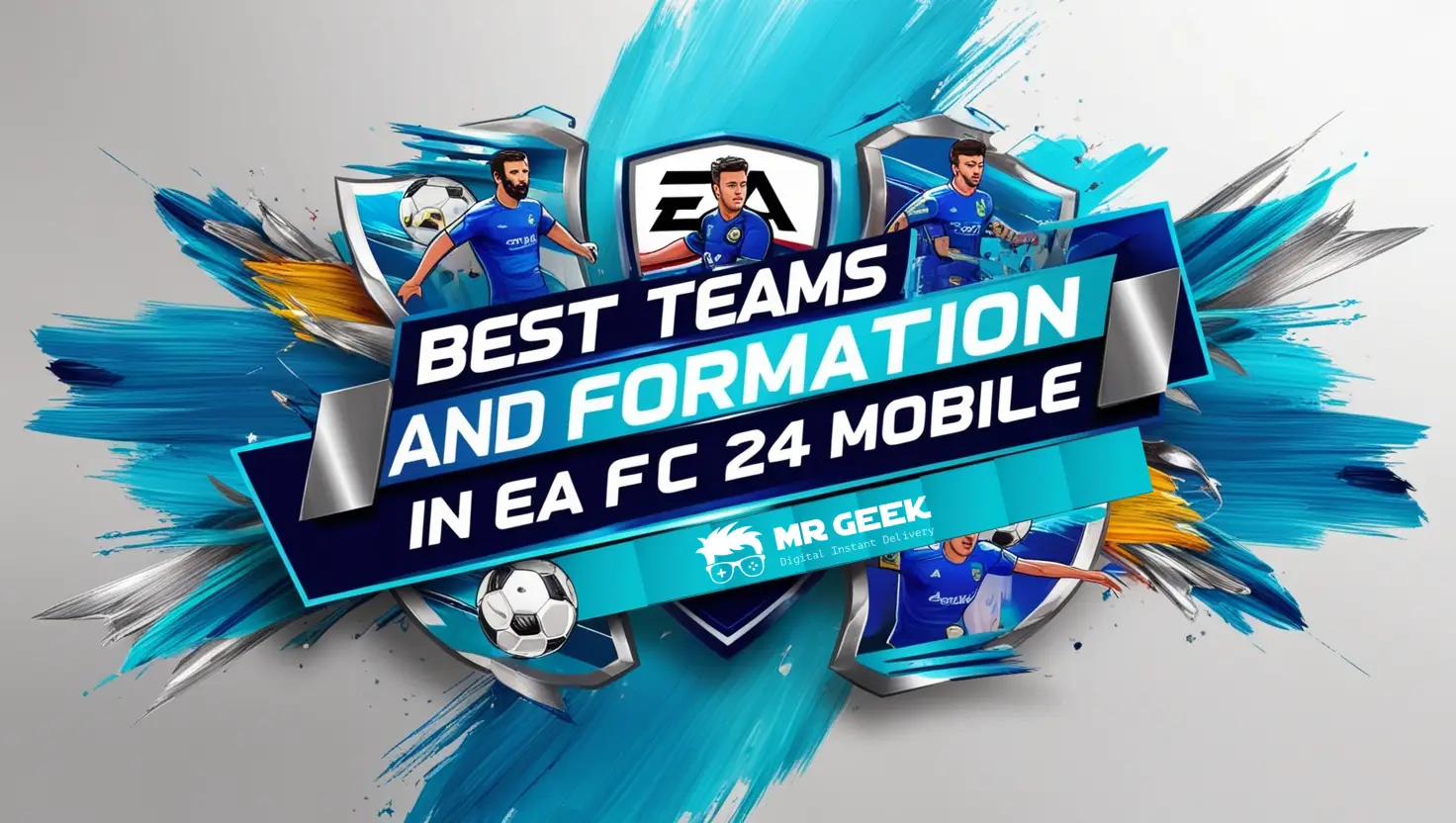 EA Sports FC 24 ロゴ - 戦略的なチーム構築と没入型のゲームプレイを特徴とする、EA の最新のフットボール ゲーム イノベーション。