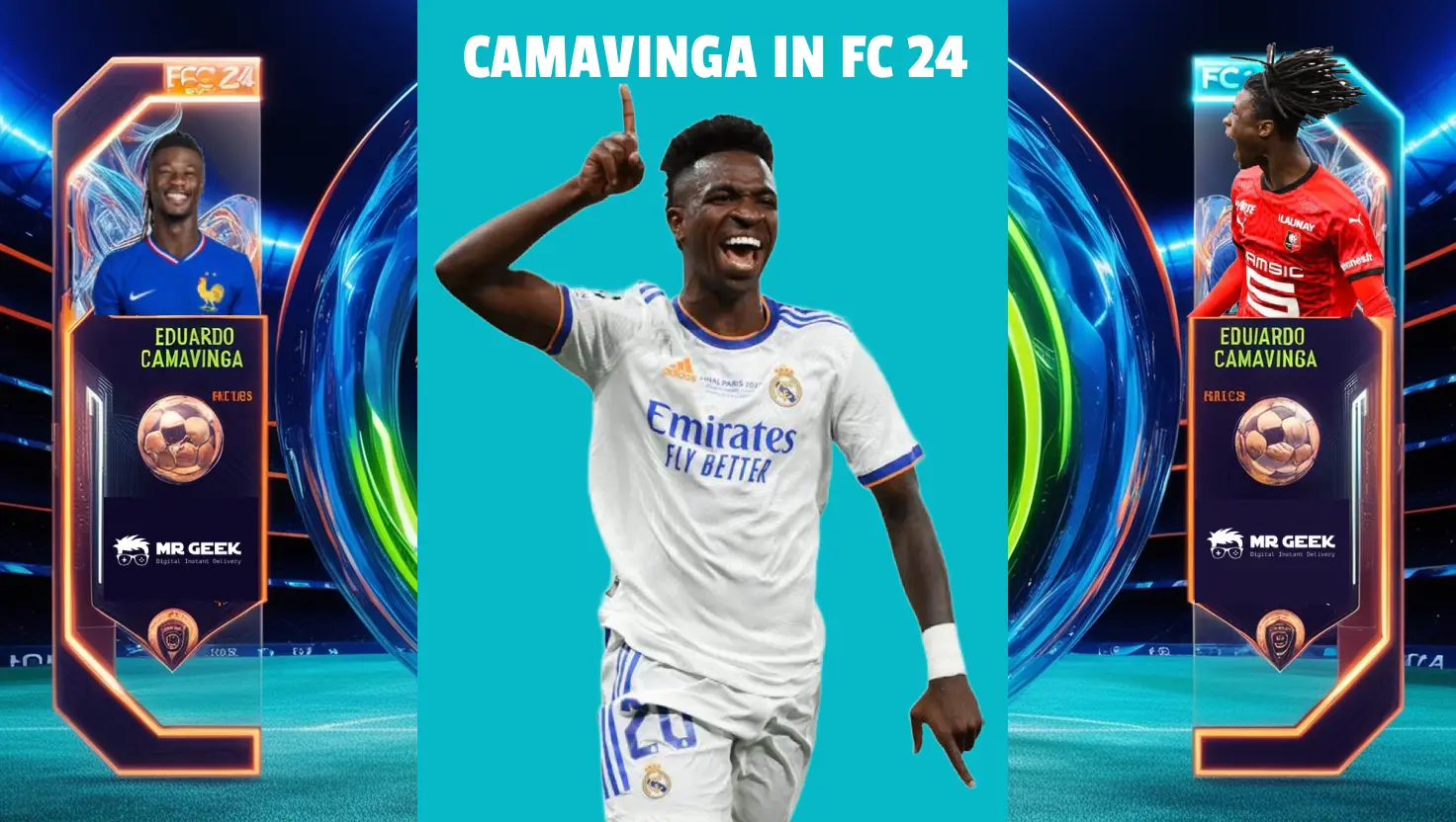 Eduardo Camavinga playing for Real Madrid, showcasing his skills and versatility on the field.