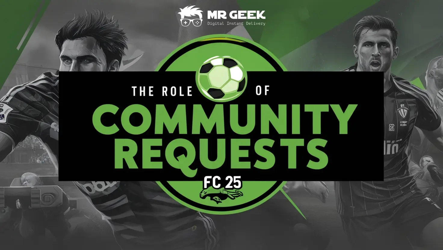 EA FC 25 game cover showcasing a football player in action, highlighting the new features and updates inspired by community feedback.