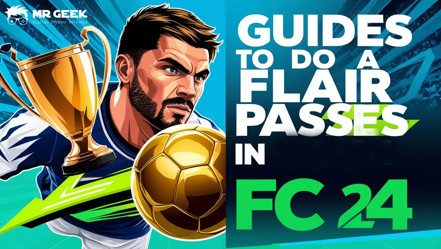 Player executing a Flair Pass in EA FC 24, showcasing advanced passing techniques and gameplay strategy.