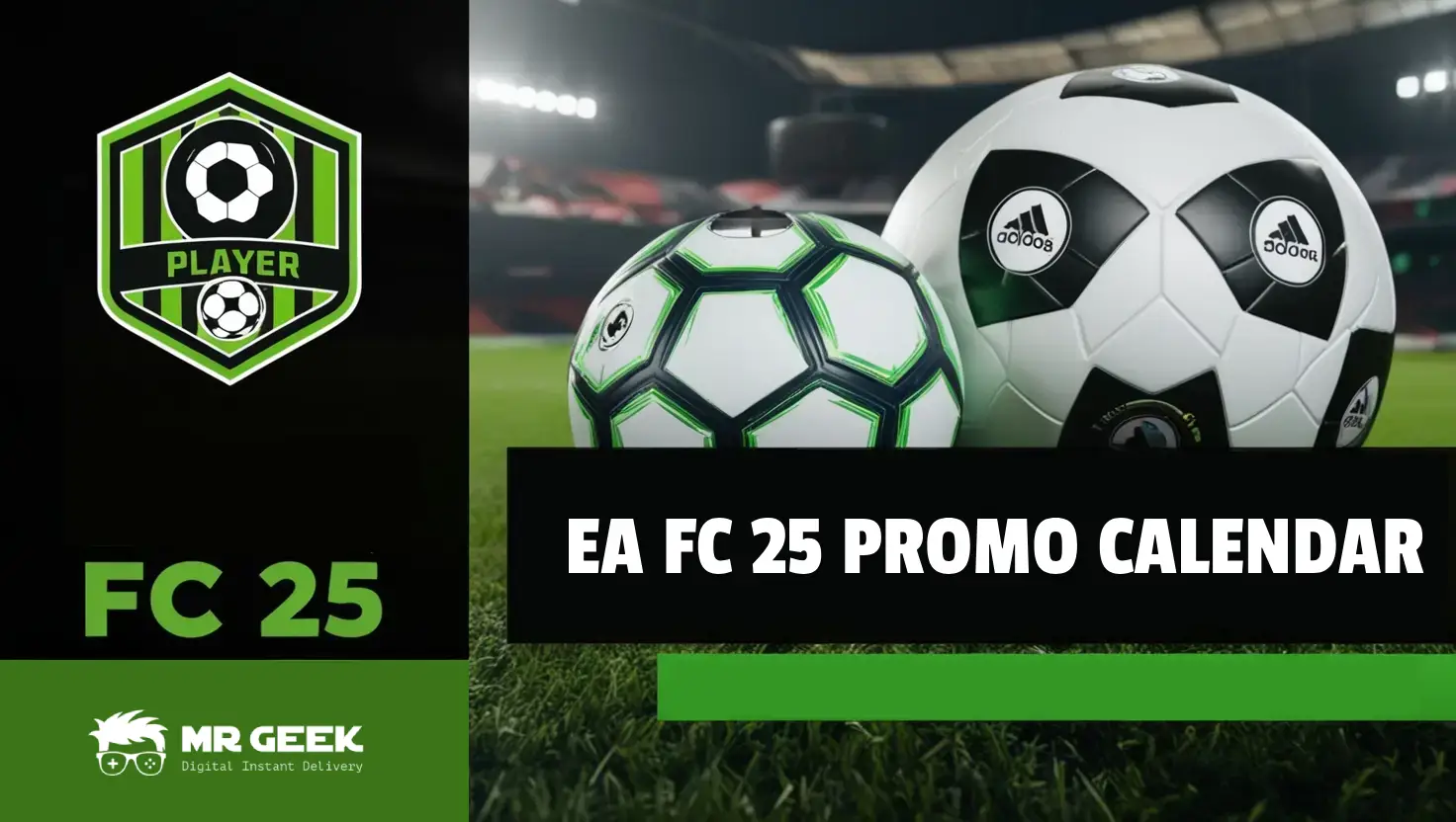 EA FC 25 Promo Calendar showcasing time-limited events and special player cards for Ultimate Team mode.