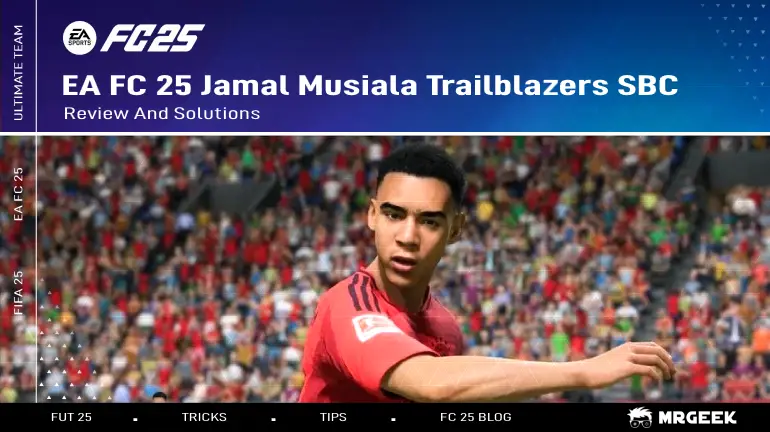 EA FC 25 Jamal Musiala Trailblazers SBC Bewertung und Lösung