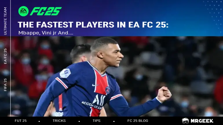 Les joueurs les plus rapides dans EA FC 25 : Mbappé, Vini Jr