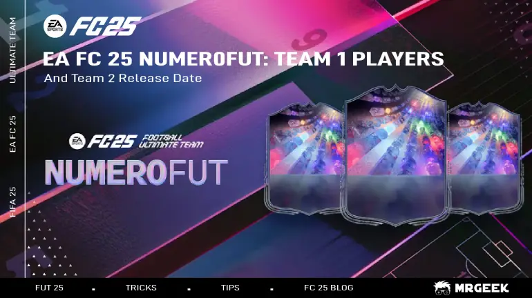 EA FC 25 NumeroFUT:Team1 Players And Team 2 Release Date