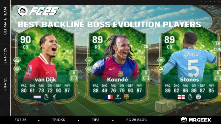 FC 25 Best Backline Boss Evolution Players 