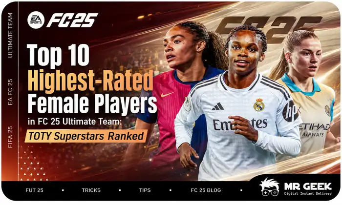 Top 10 der höchstbewerteten Spielerinnen in FC 25 Ultimate Team: TOTY-Superstars im Ranking