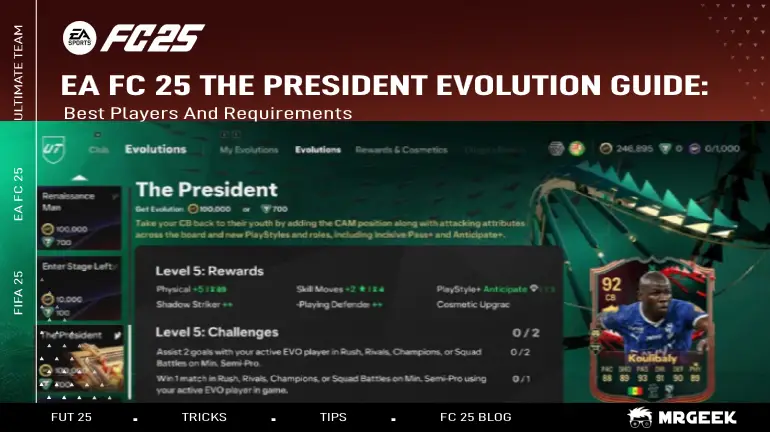 EA FC 25 The President Evolution Guide:Best Players And Requirement