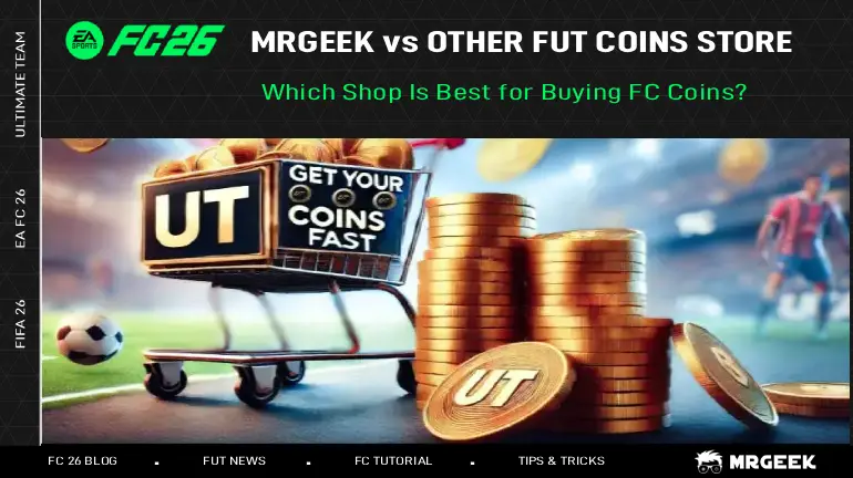 MrGeek.net 与竞争对手在购买 EA FC 硬币方面的比较