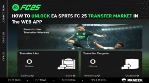 Comment débloquer le marché des transferts EA Sports FC 25 dans l’application Web
