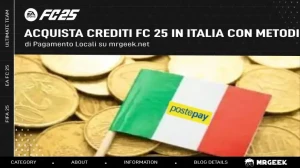 Achetez des FC 25 crédits en Italie avec des méthodes de paiement locales sur mrgeek.net