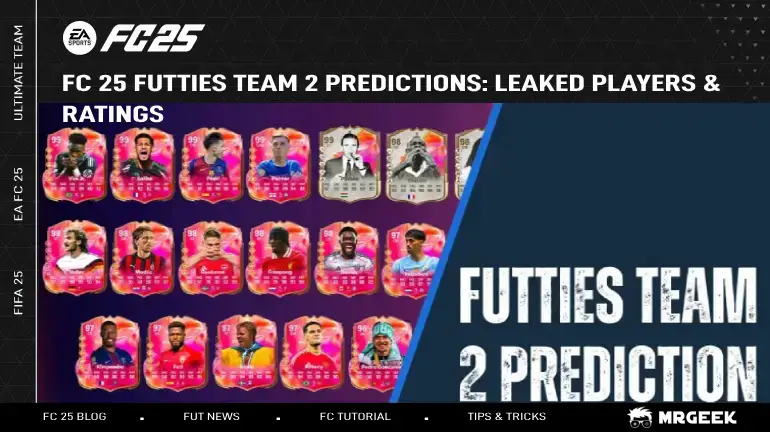 Leaked EA FC 25 Futties Team 2 players and predicted ratings