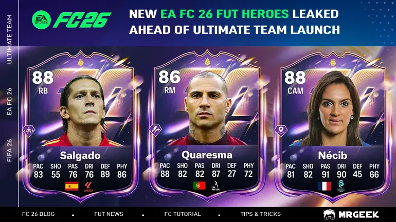 New EA FC 26 FUT Heroes Leaked Ahead of Ultimate Team Launch