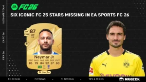 ستة نجوم أسطوريين ظهروا في FC 25 لكنهم لن يظهرون في FC 26