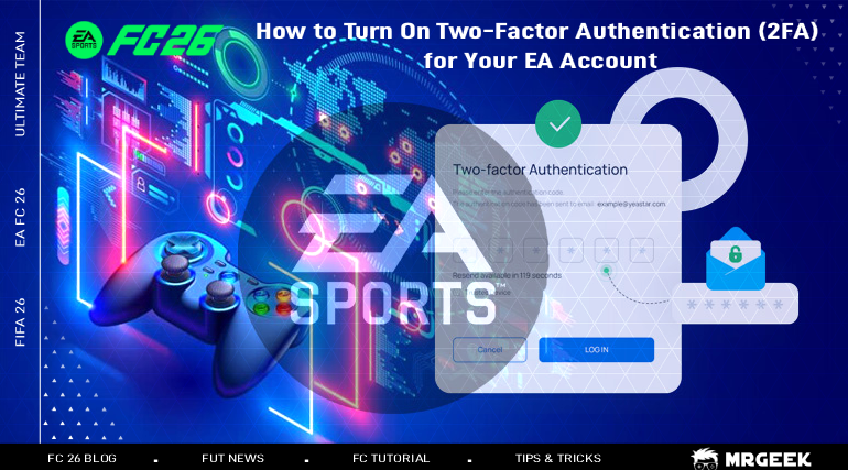 Step-by-step tutorial on enabling two-factor authentication (2FA) for better security on your EA Account.
