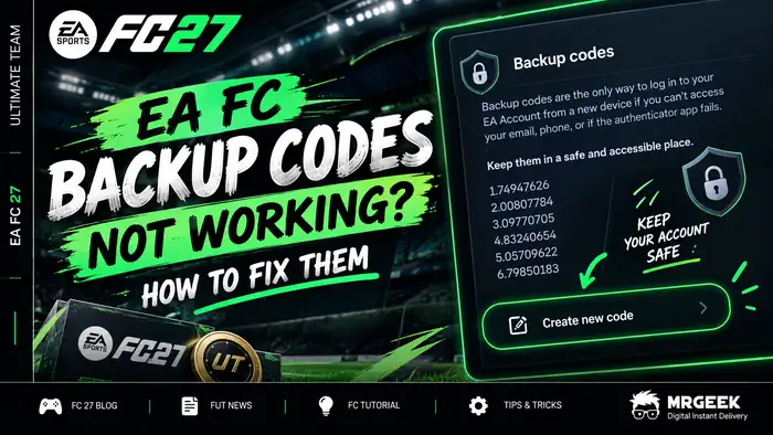EA FC Backup-Codes funktionieren nicht? So behebst du das Problem