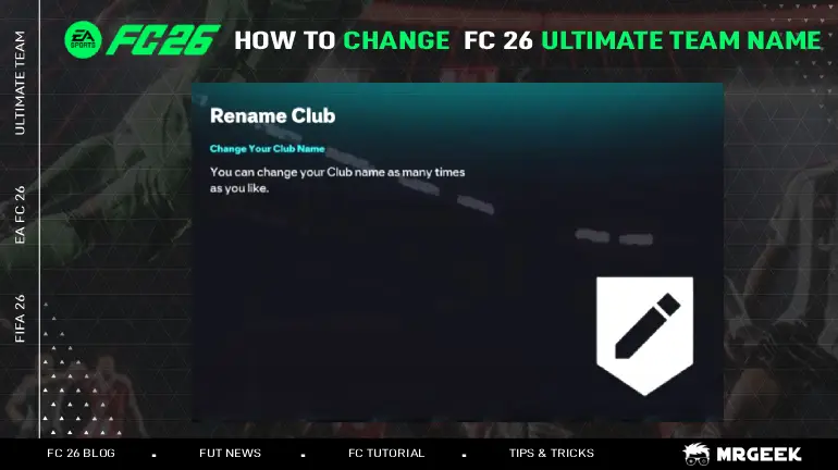 كيفية تغيير اسم ناديك في EA FC 26