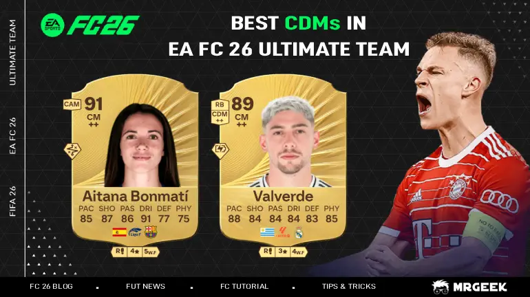 Highest rated CDMs in EA Sports FC 26