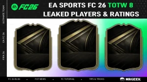 TOTW 8 in EA Sports FC 26: Leaked Players & Ratings