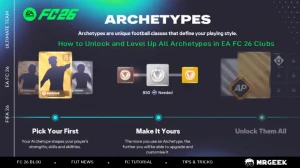如何在 EA FC 26 俱乐部中解锁和升级所有球员类型