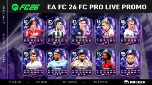 EA FC 26 FC PRO Live Promo: Komplett geleaktes Team, Startzeit & wie Upgrades funktionieren