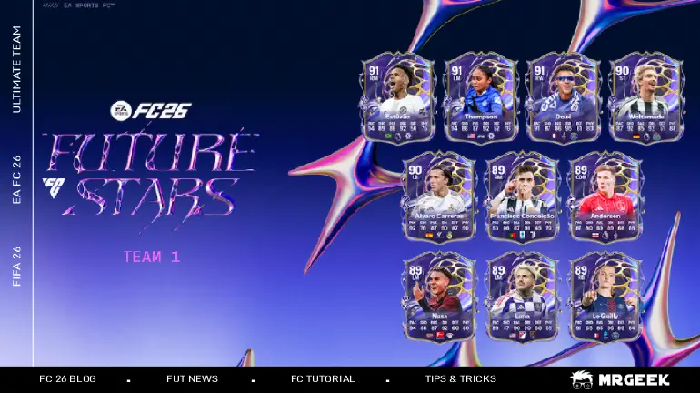 FC 26 Future Stars Team 1:  All Future Stars Cards