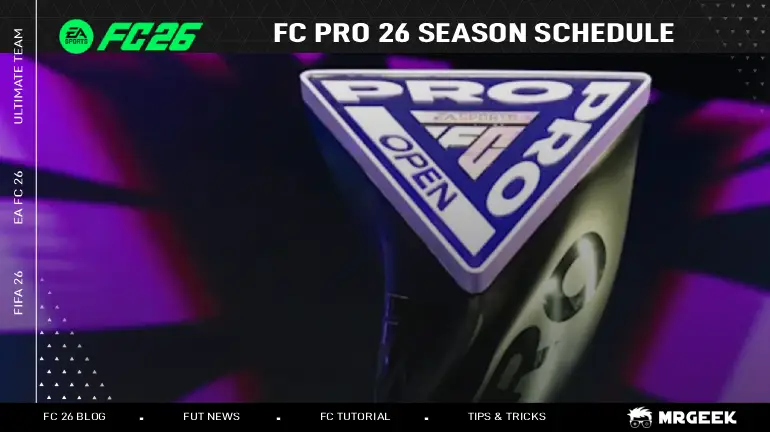 EA SPORTS FC 26 FC Pro 26 Season Schedule